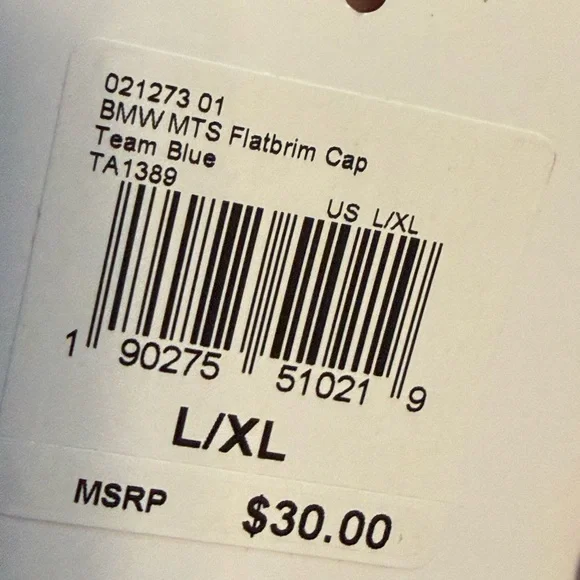 Puma BMW Motorsport Blue Fitted Cap - Picture 4 of 4